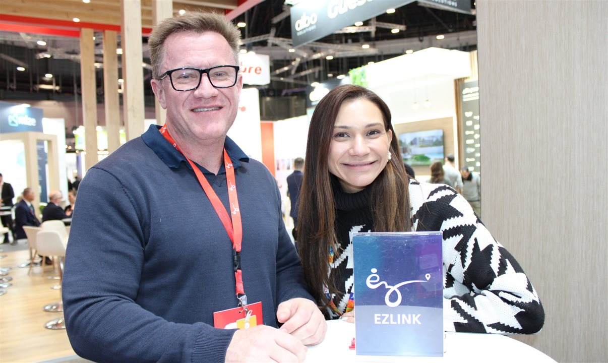 Leo Segantin e Lia Coutinho, da EZLink
