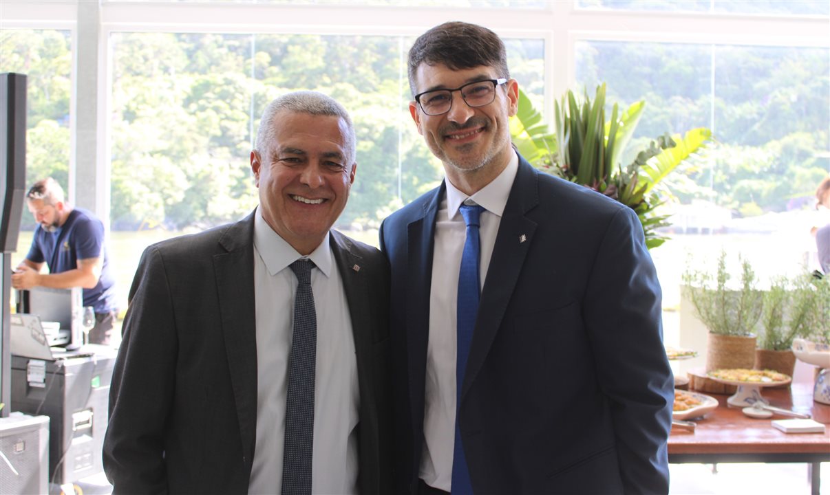 Marco Cardoso e Ignacio Palacios, da MSC Cruzeiros