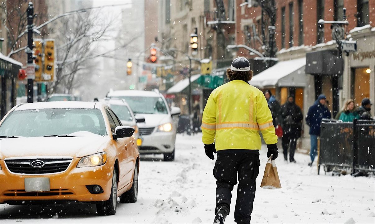 Até o início da tarde, mais de 4,3 mil voos já haviam sido cancelados em todo o território norte-americano