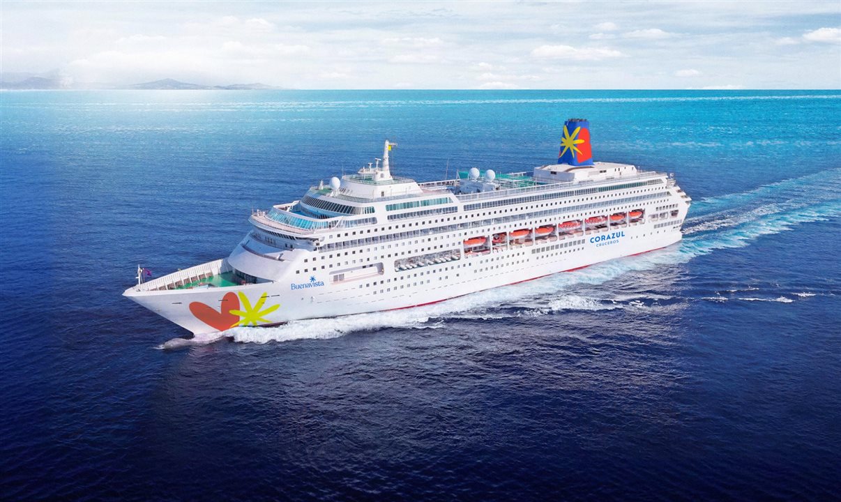 Corazul Cruceros fará sua estreia no Brasil com o navio Buenavista
