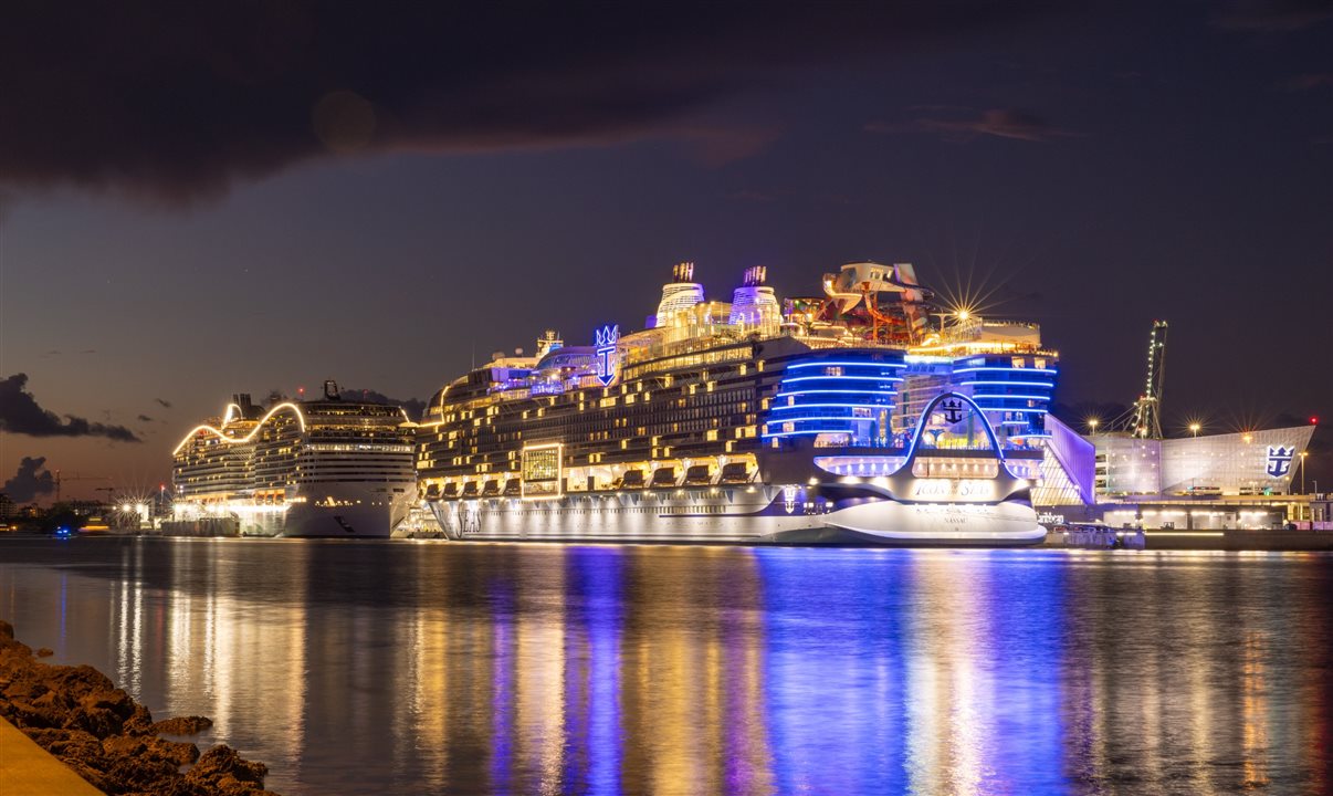 Royal Caribbean no Porto de Miami