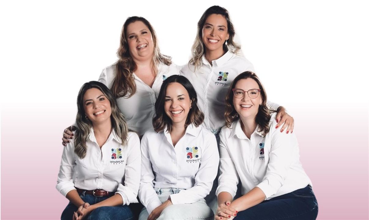 Gabriella Arruda, Silvia Junqueira, Priscila Zarichta, Karla Brito e Ana Paula Ramazzini, da Integração Trade