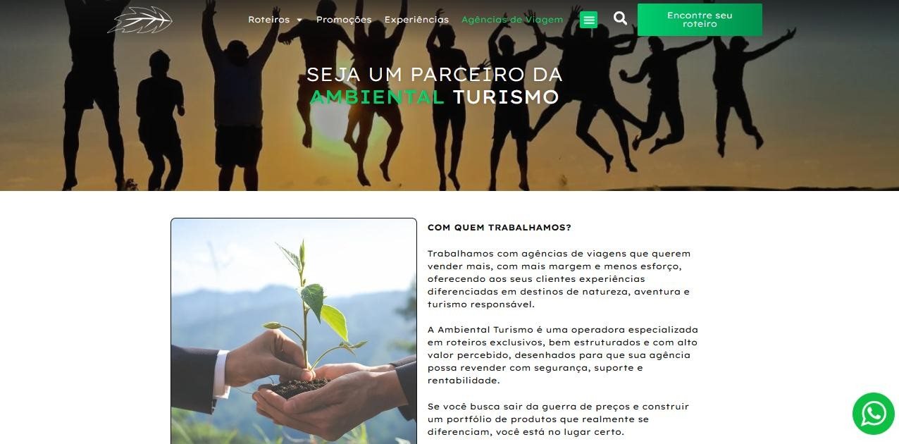 Novo site Ambiental Turismo