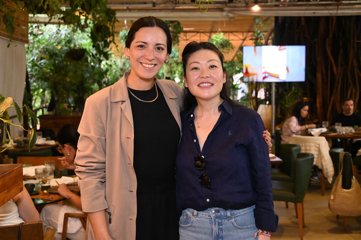 Damaris Ribeiro, da Auroraeco, e Renata Luque, do Oiá Casa Lençóis