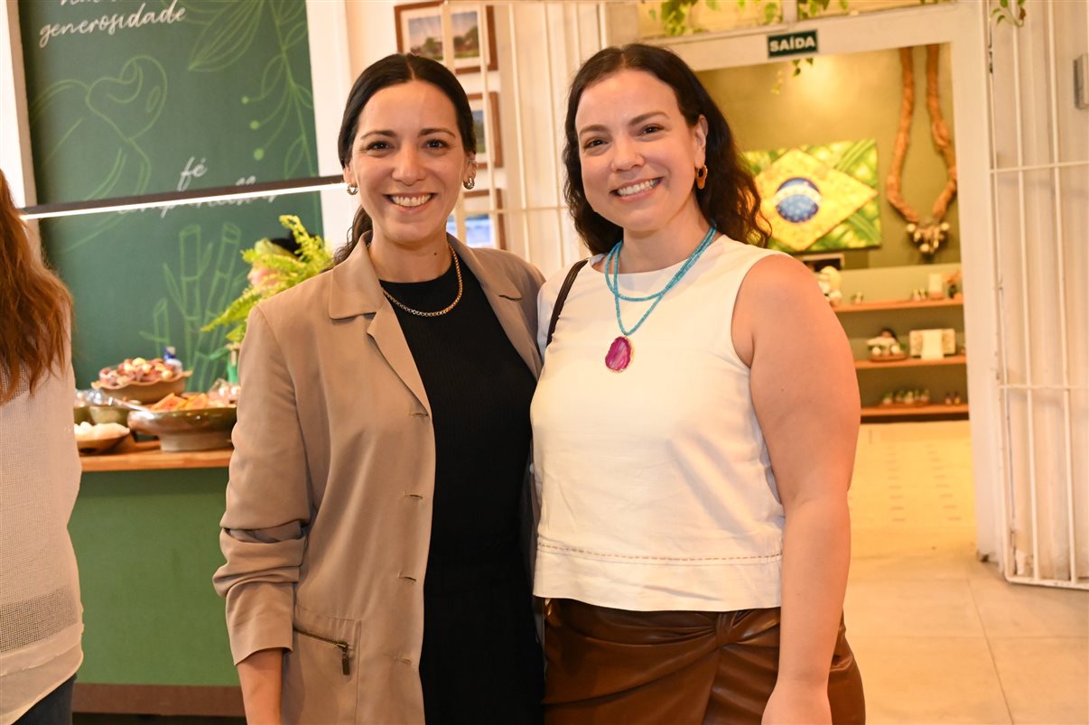 Damaris Ribeiro, da Auroraeco, e Renata Luque, do Oiá Casa Lençóis