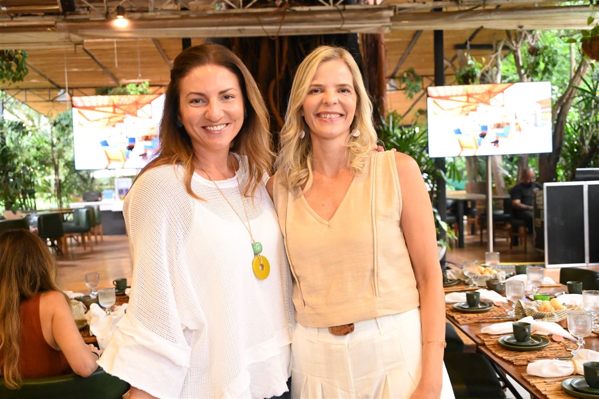 Damaris Ribeiro, da Auroraeco, e Renata Luque, do Oiá Casa Lençóis