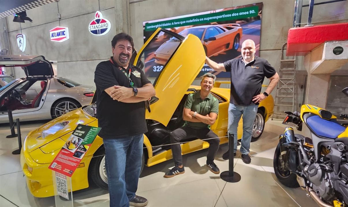 Marcelo Paolillo, da Dream Car, Ricardo Lamauti, da Localiza, e Loris Tedeschi, da AgentCars
