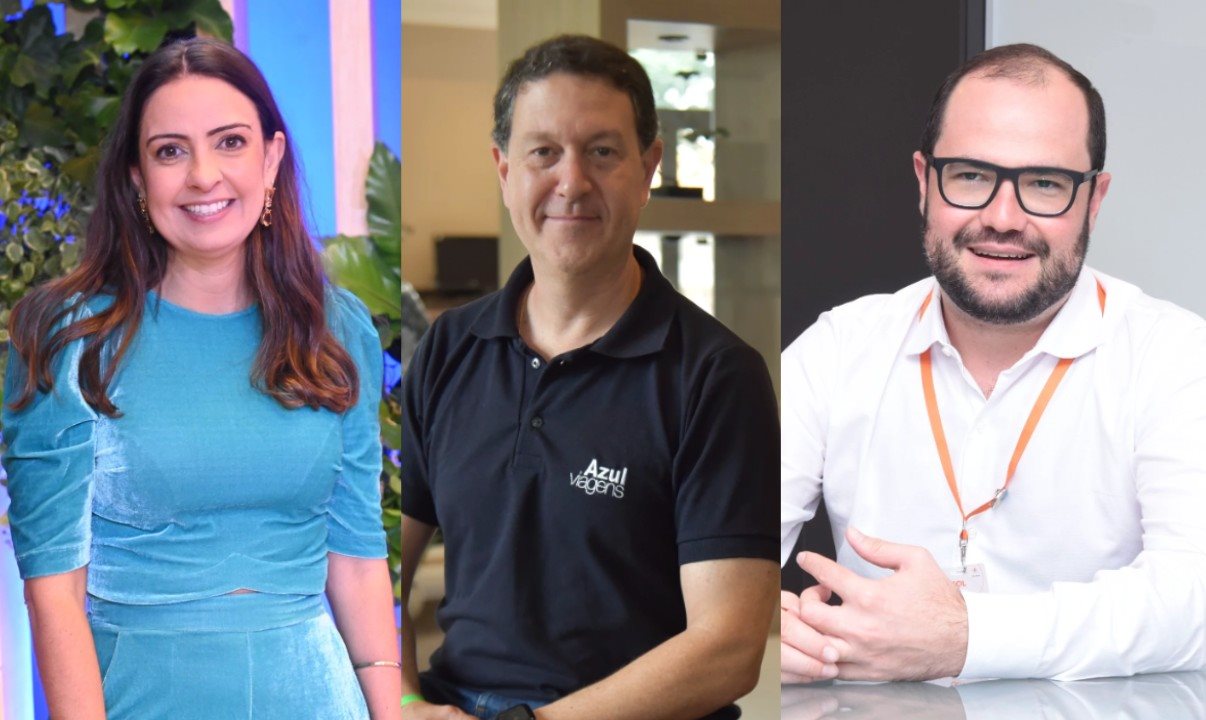 Aline Mafra (Latam Brasil), Daniel Bicudo (Azul) e Mateus Pongeluppi (Gol) estarão no Fórum PANROTAS 2026