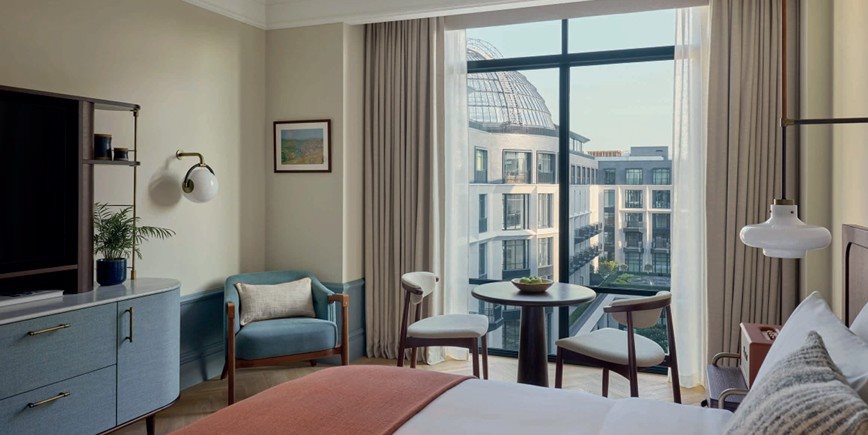 Projeção do Six Senses London, previsto para inaugurar em 1º de março de 2026