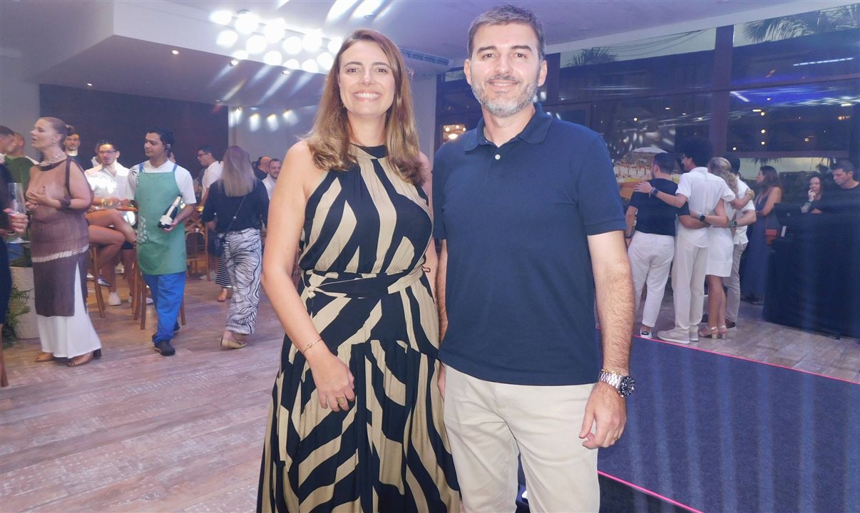 Fernanda Assef, gerente nacional de Vendas da Aviva, e Alessandro Cunha, CEO da Aviva