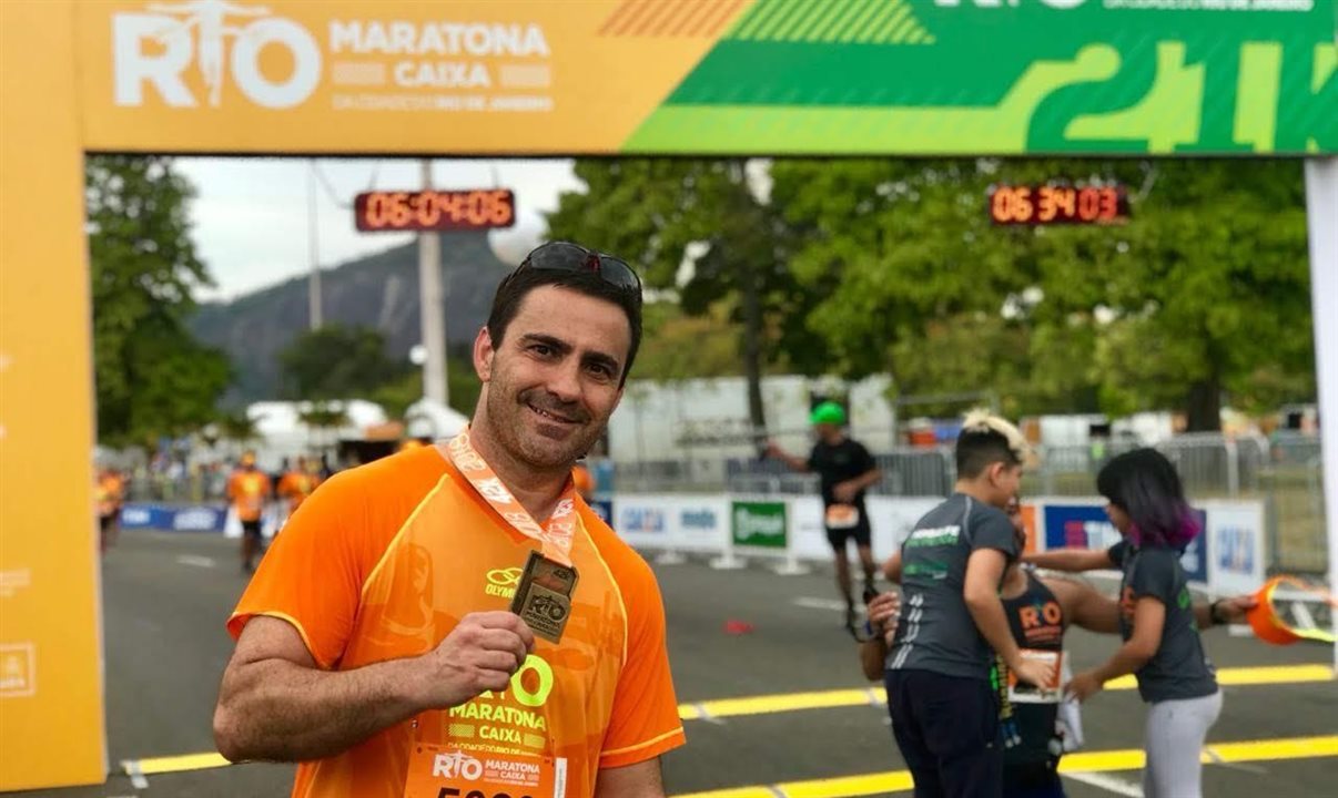 Rogério Mendes, diretor de Vendas do Canal Multimarcas da CVC Corp e também corredor maratonista