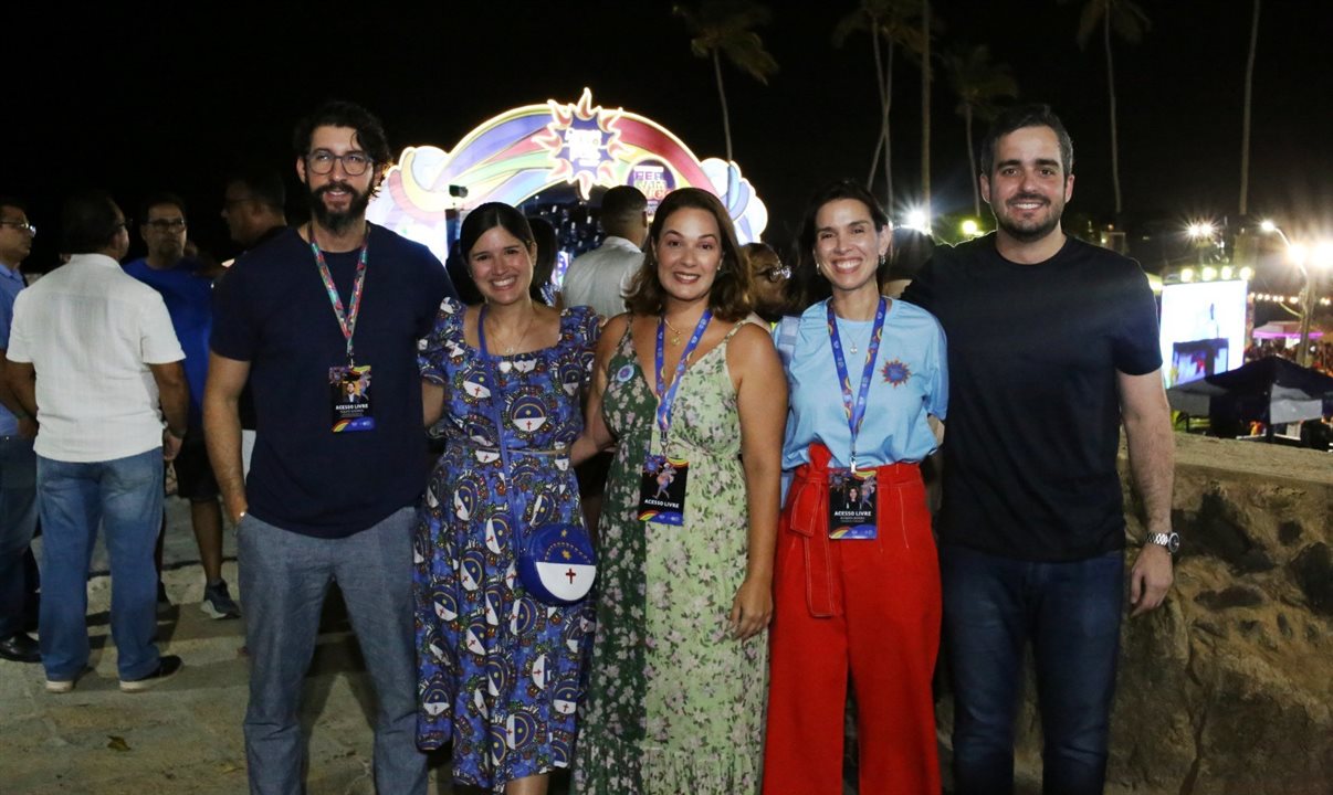Cacau de Paula, secretária de Cultura de Pernambuco, Renata Borba, presidente da Fundarpe, e Eduardo Loyo, presidente da Empetur, estiveram presentes