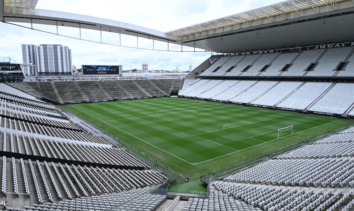 Vista do Camarote Fielzone, na Neo Química Arena, estádio do Corinthians