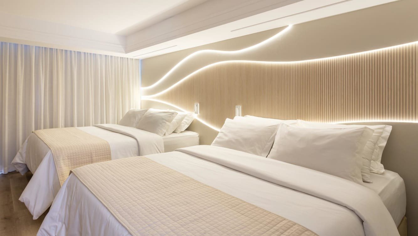 Suíte reformada do hotel Refúgio Grand Premium