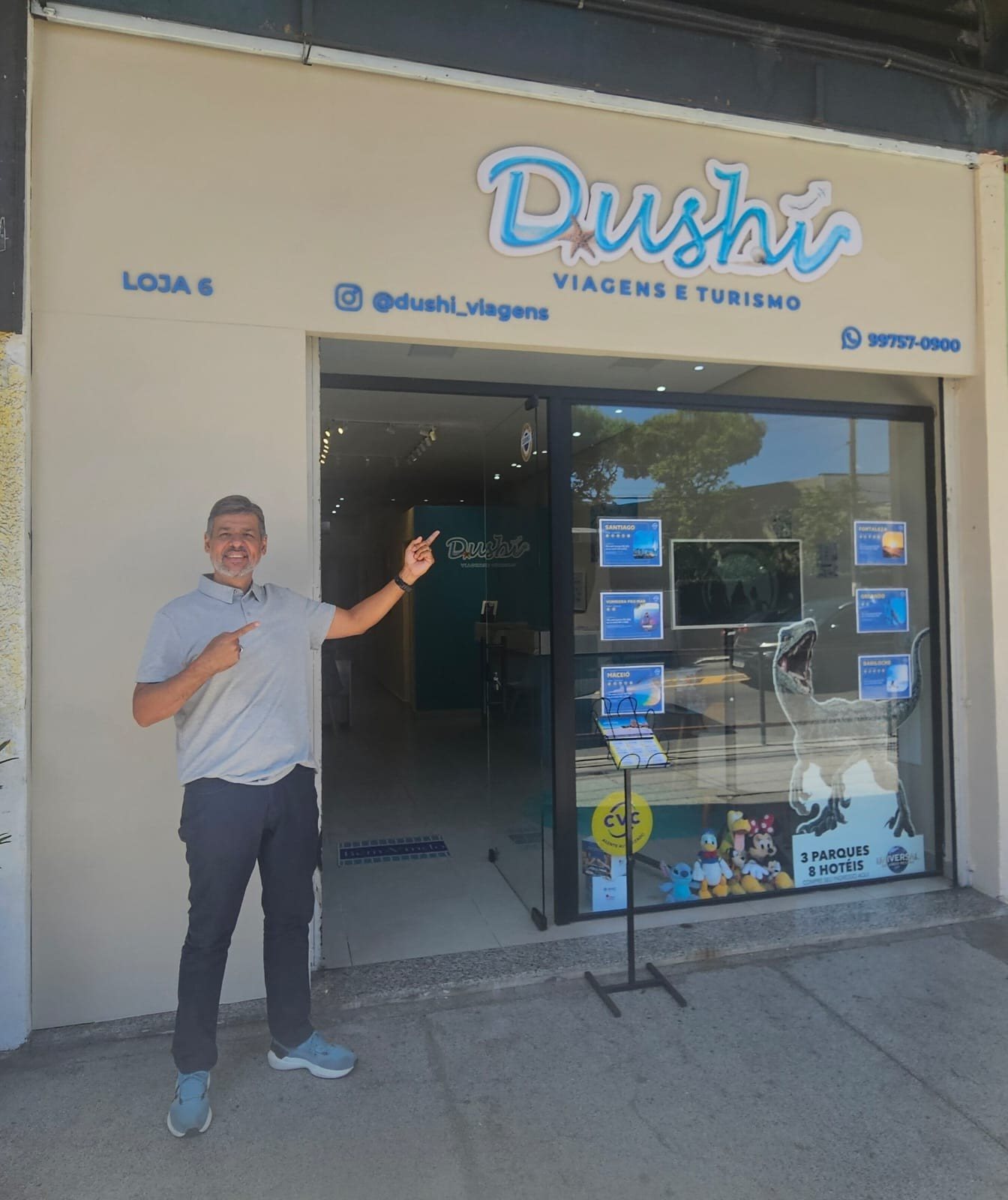 Agora em novo papel no mercado, Mauricio de Oliveira  fundou a Dushi Viagens e Turismo