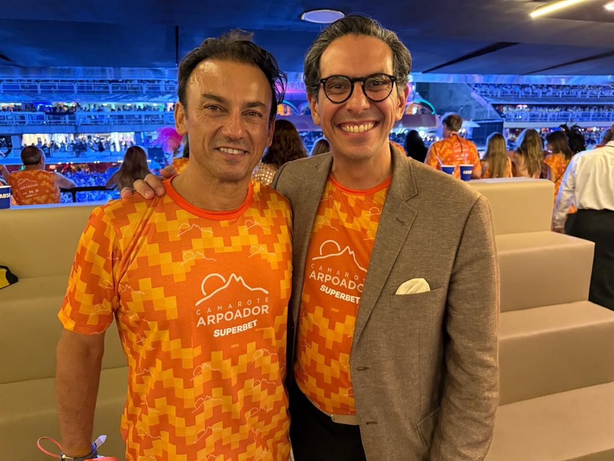 Patrick Mendes, da Accor em Paris e ex-CEO na América do Sul, e Netto Moreira, diretor dos hotéis de Luxo da Accor no Rio