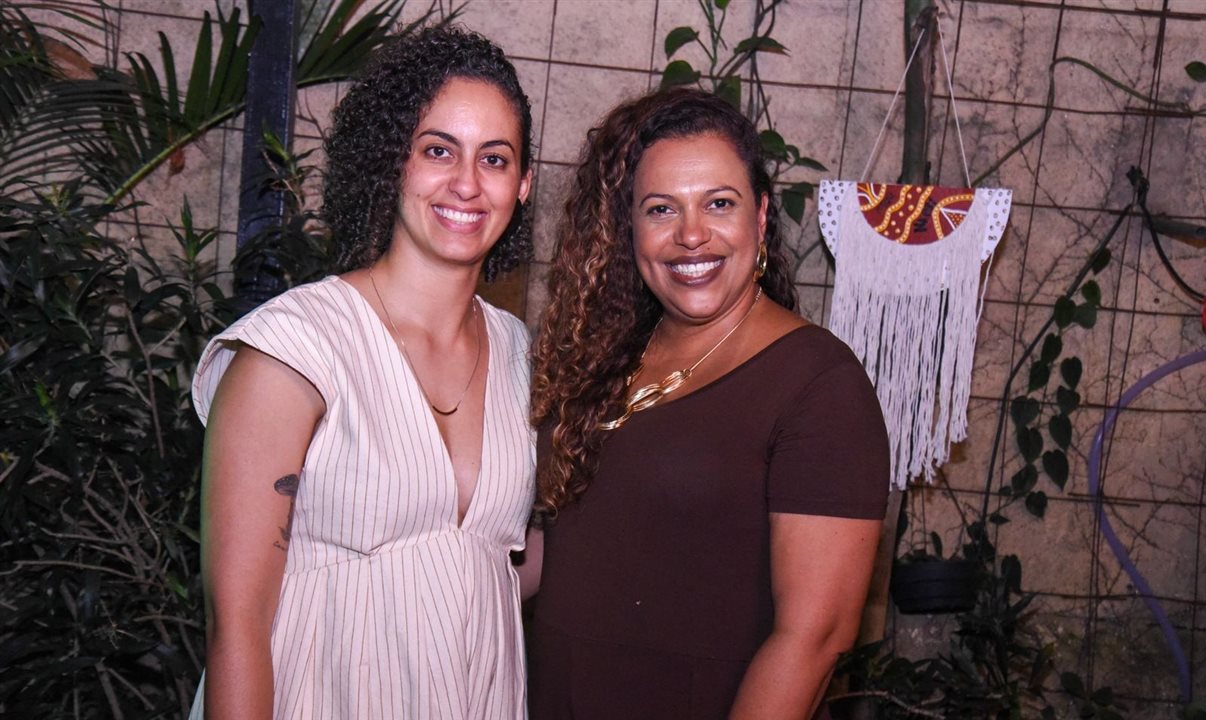 Lígia Secco e sua mentorada, Adriana Almeida