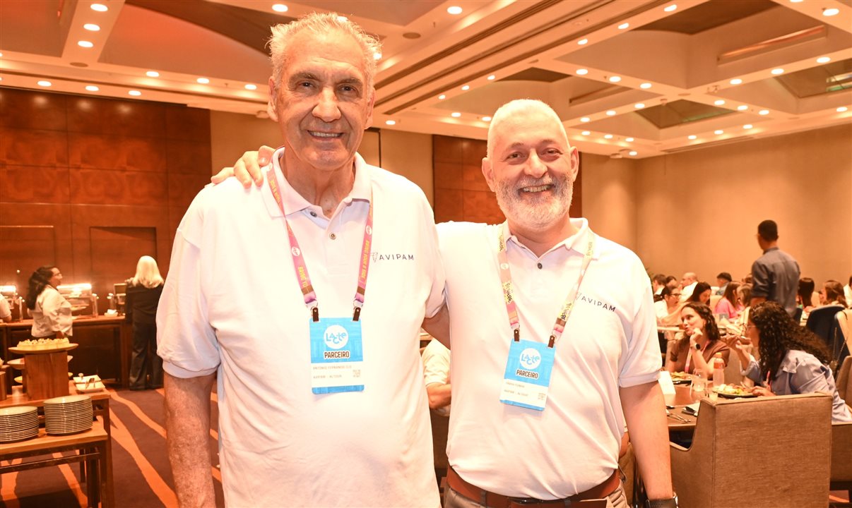 Antonio Fernando Slomp e Tadeu Cunha, da AVIPAM