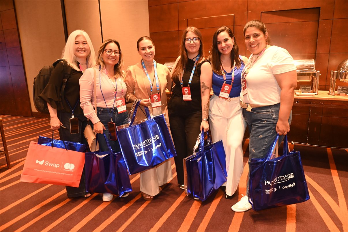 Marcela da Mata, da Minerva Foods, e Antonio Fernando Slomp, da AVIPAM