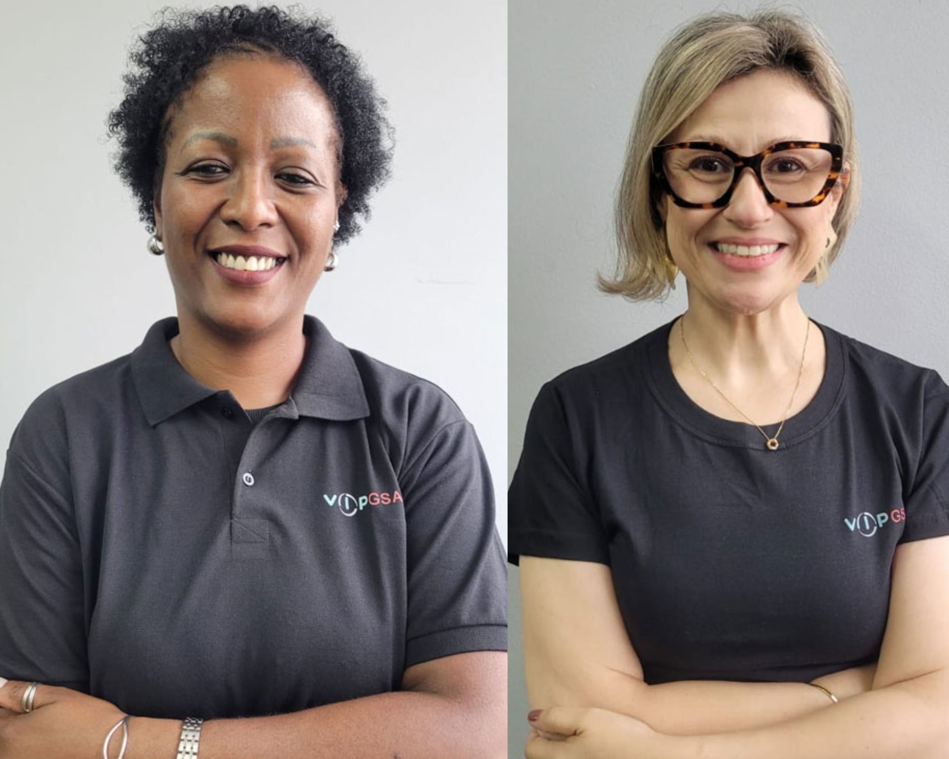 Adriana Câmara da Silva e Maria Paula Cruciani