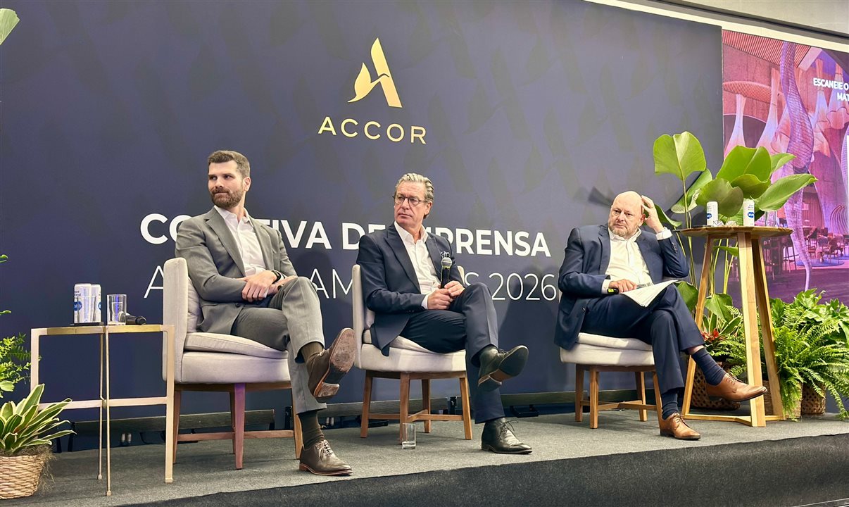 André Sena, Thomas Dubaere e Abel Castro, da Accor