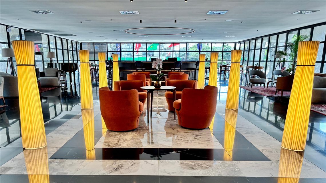 O lobby do Tivoli, o terceiro hotel no Brasil da marca do grupo Minor