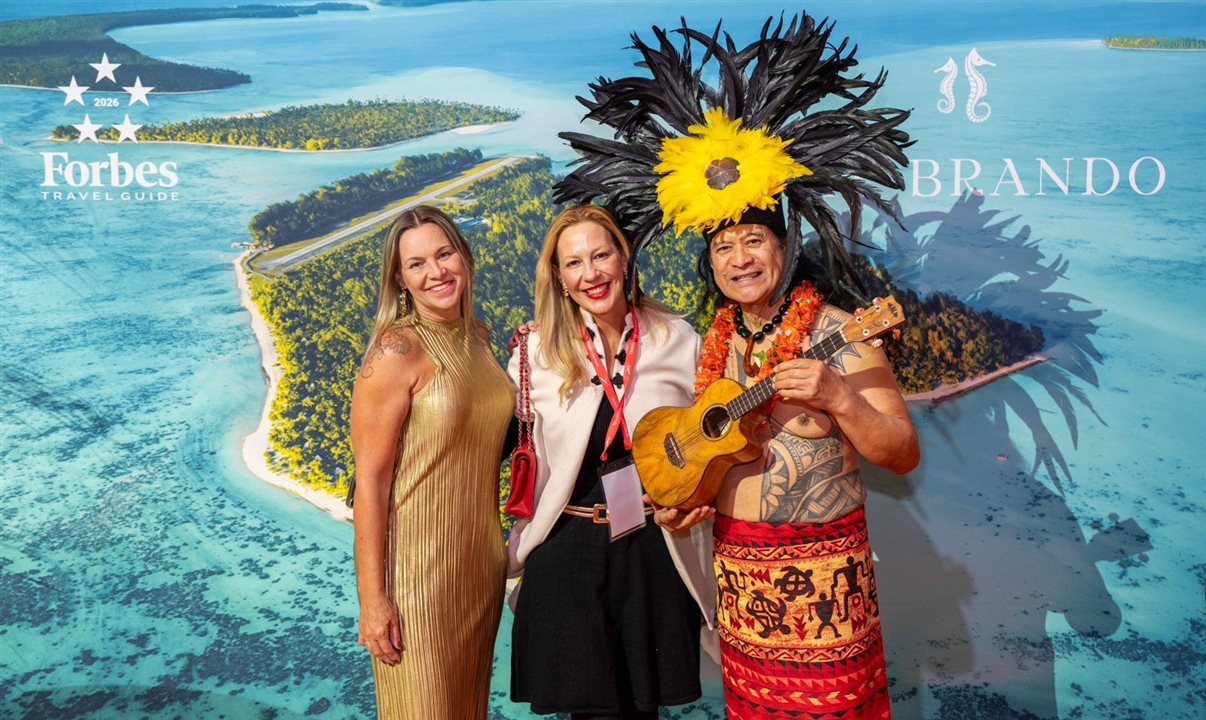 Recepção do The Brando para os participantes