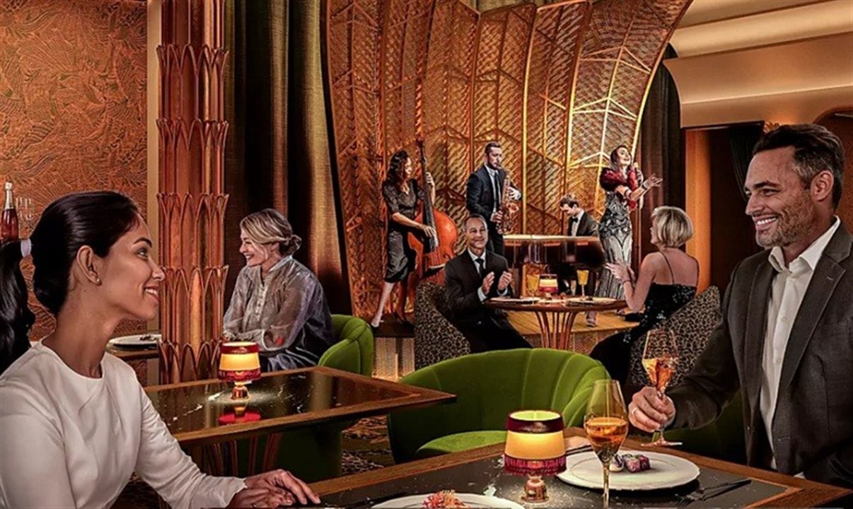 Celebre a era de ouro do cinema com pratos servidos com coquetéis