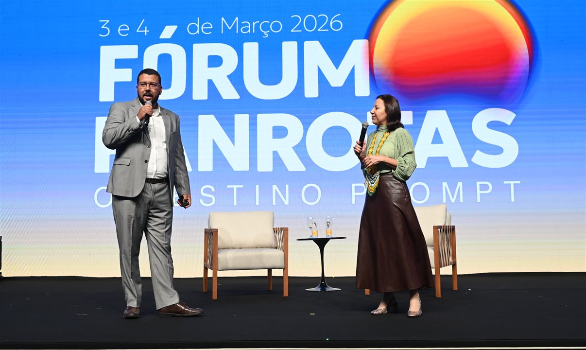 Rudã Fernandes, CEO e cofundador da Biofábrica de Corais, e Ana Clévia Guerreiro, coordenadora de Projetos do Sebrae Nacional