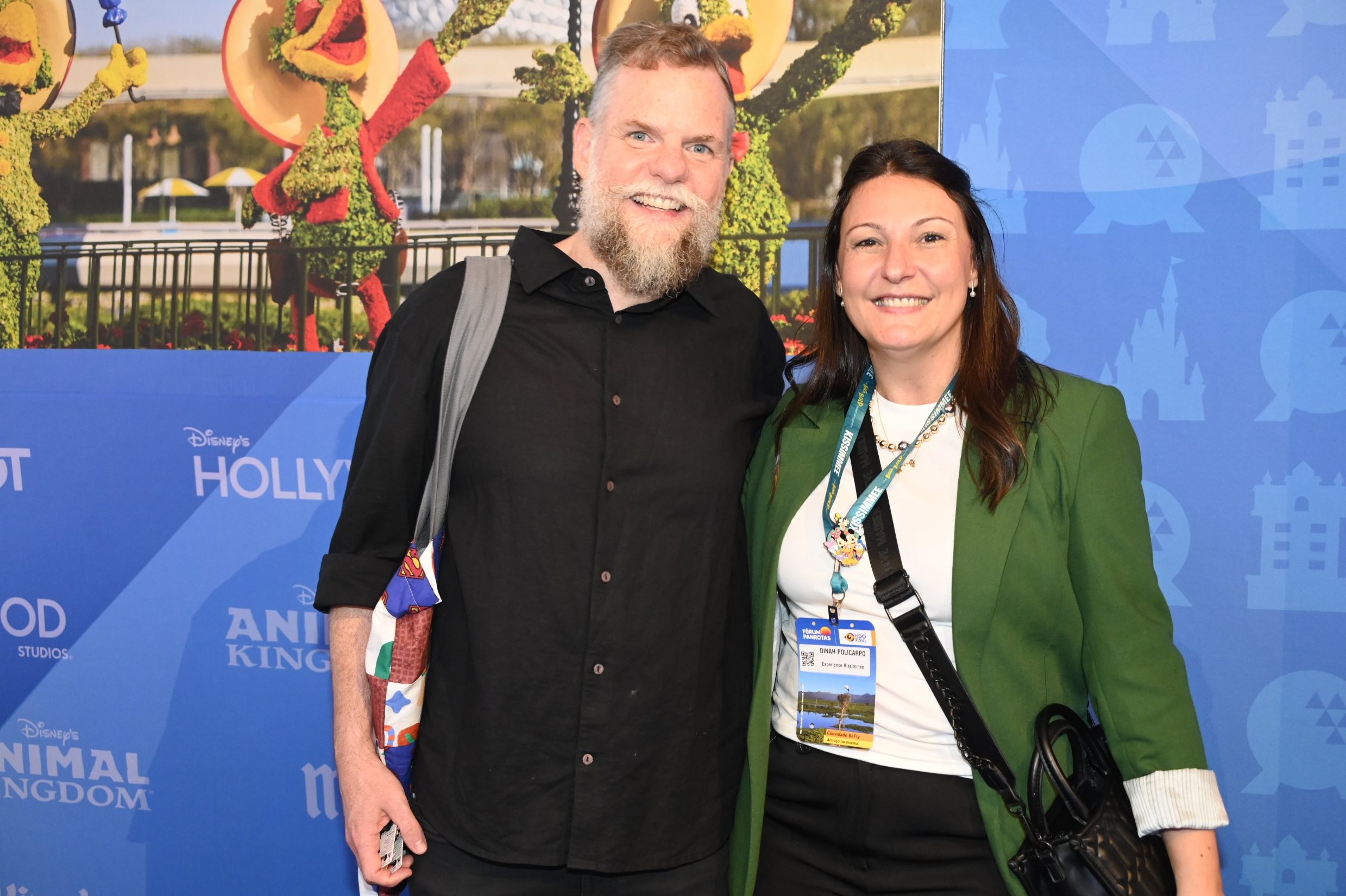 Marcos Piangers e Dinah Policarpo, do Experience Kissimmee