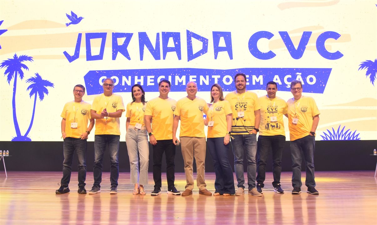 Bob Rossato, Diego Garcia, Karin Rocha, Emerson Belan, Fabio mader, Renata Giannotti, Felipe Gomes, Ricardo Pinheiro e Paulo Palaia, da CVC Corp