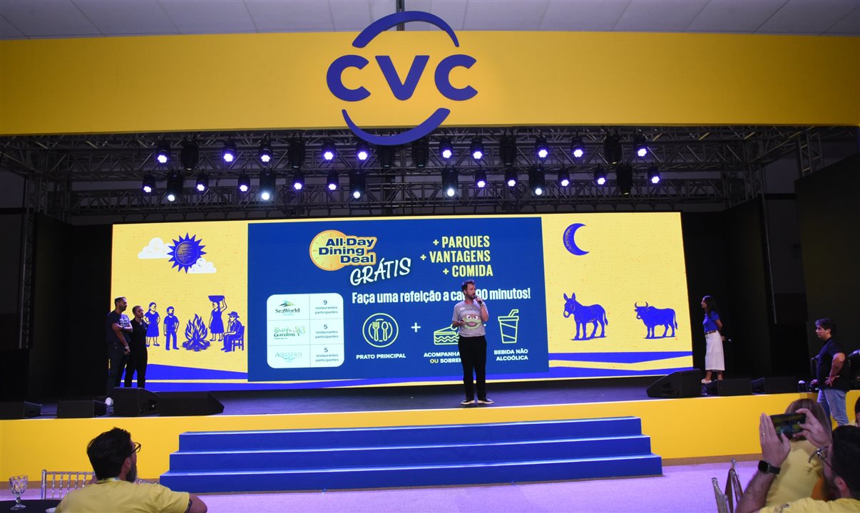 United Parks, Visit Orlando e Wyndham Hotels promoveram o treinamento no almoço do dia da Convenção de Vendas CVC