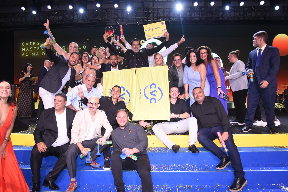 Claudio Vilanova, Master Franqueado CVC, foi um dos premiados da noite