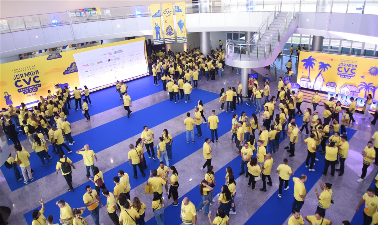 A Convenção de Vendas CVC 2026 segue com programação cheia no Centro de Convenções de João Pessoa