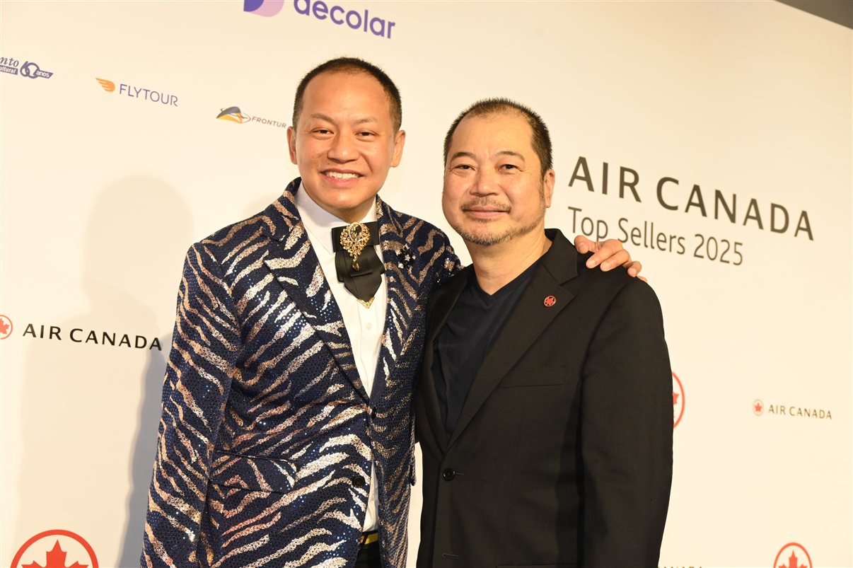 Rocky Lo e Giancarlo Takegawa, da Air Canada