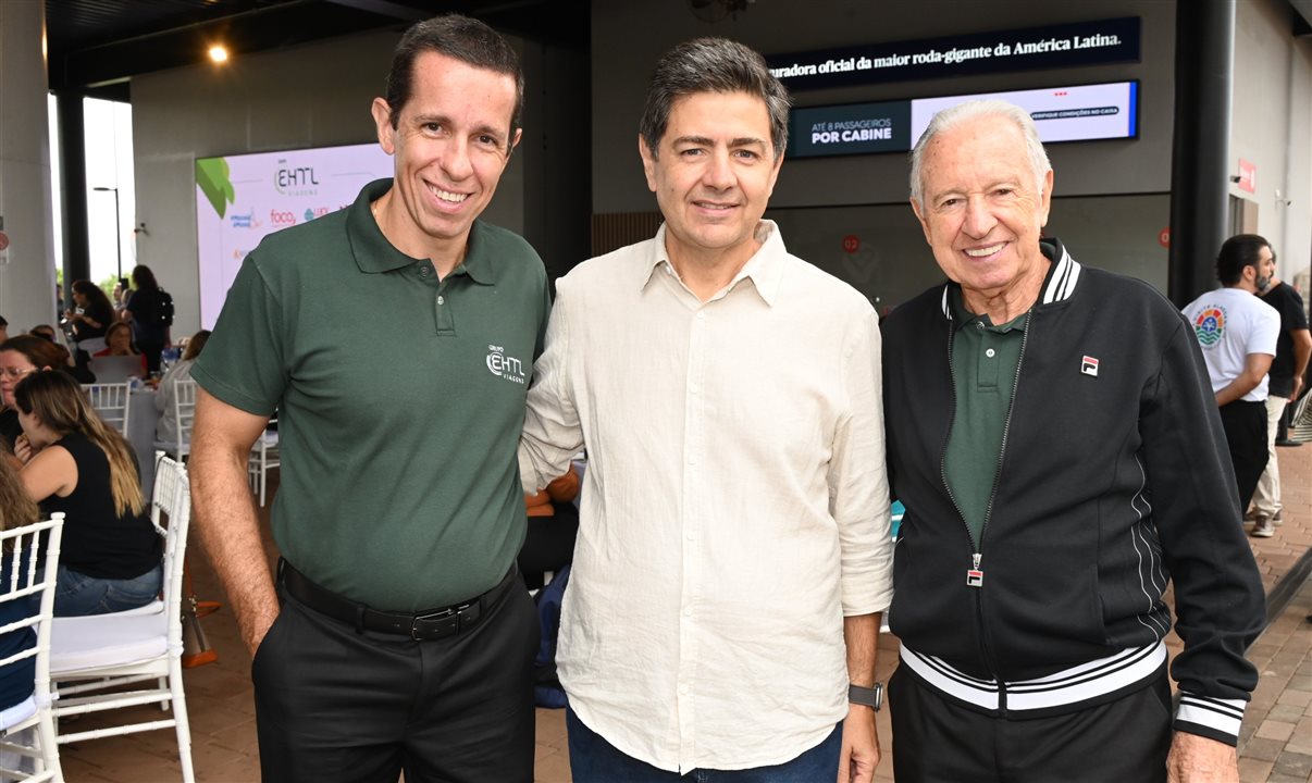 Flávio Louro, CEO da EHTL, Roberto Vertemati, diretor de Operações, e Afonso Louro, fundador da operadora