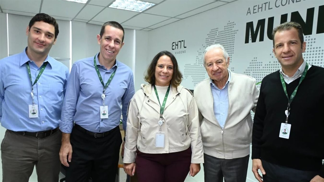 Diretoria da EHTL: Octavio Prado, Flavio Louro, Simone Ricio, Afonso Louro e Rog&eacute;rio Louro