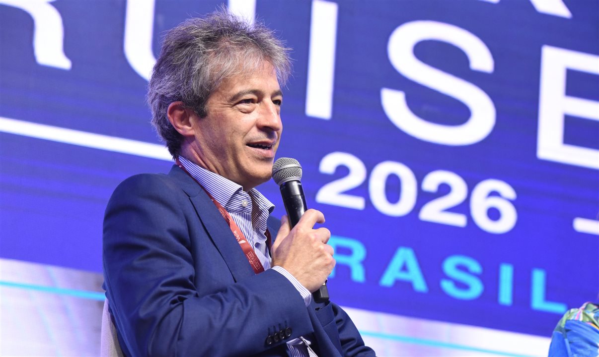 Àlex Busquets, vice-presidente de Vendas da Corazul, esteve em um painel de líderes de armadoras no Cruise360 Brasil
