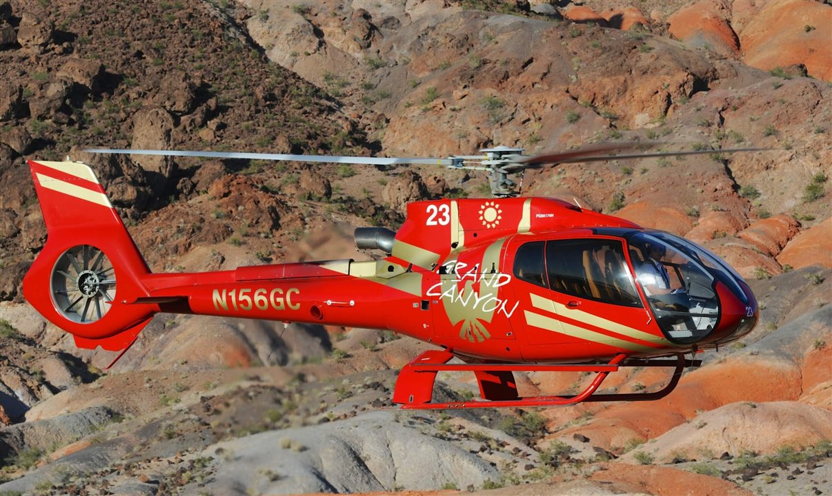 Voos turísticos de helicóptero no Grand Canyon