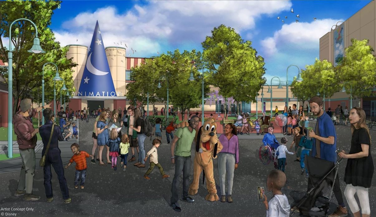 The Walt Disney Studios é um novo pátio externo no Hollywood Studios, em Orlando