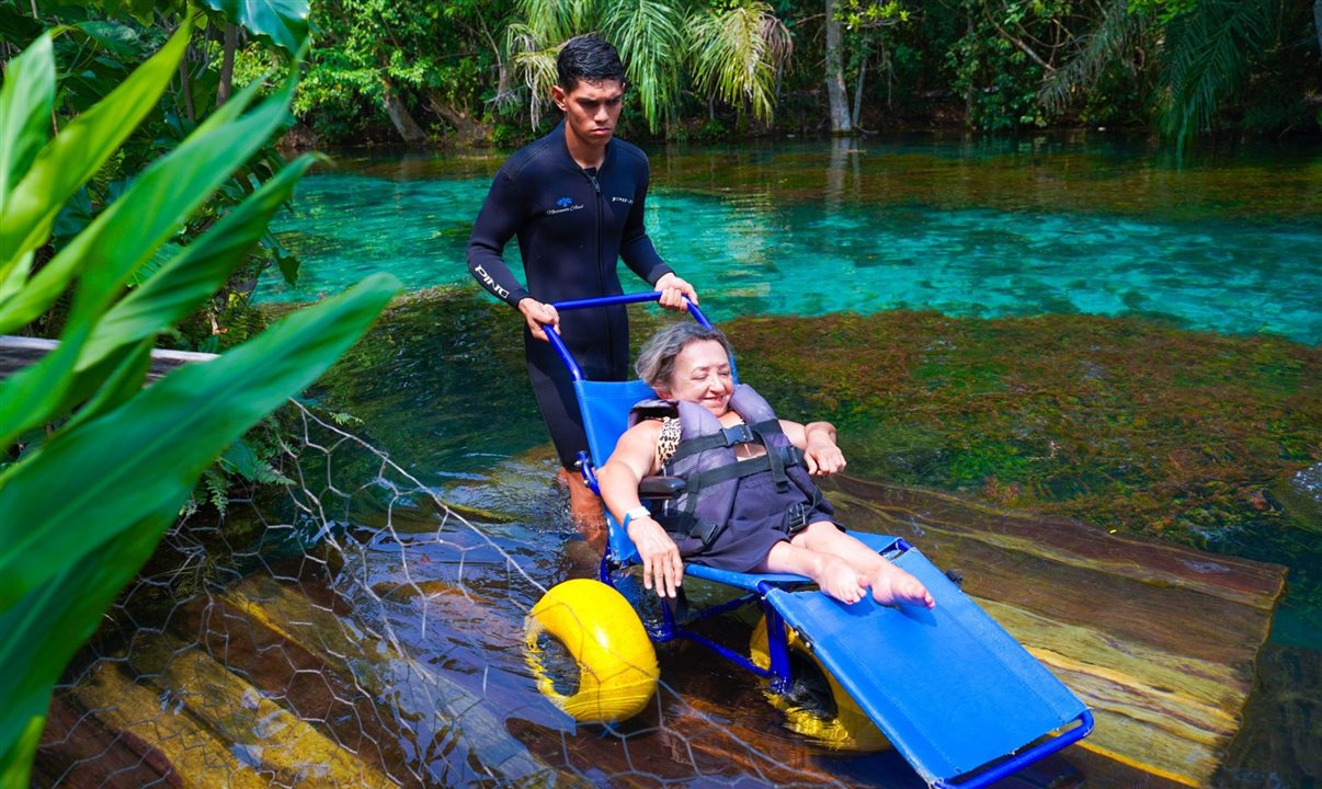 A ação integra a primeira etapa do Projeto de Turismo Acessível e Inclusivo de MS, que neste momento contempla os municípios de Bodoquena, Bonito e Jardim