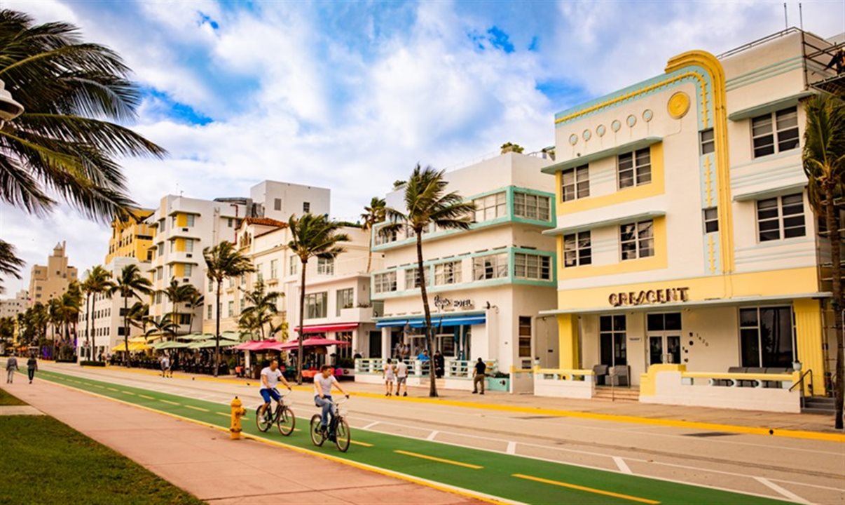 Ocean Drive, em Miami Beach