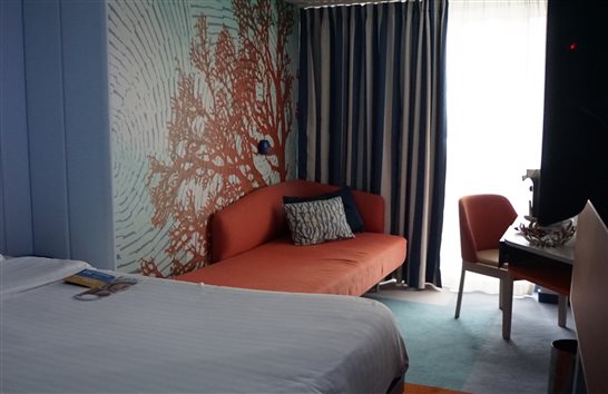 Cabine com varanda do Costa Toscana