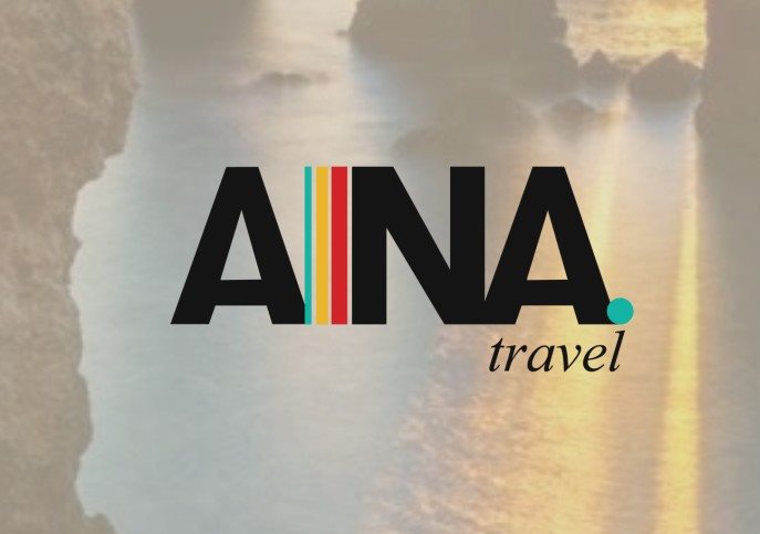 Novo logo da Aina Travel