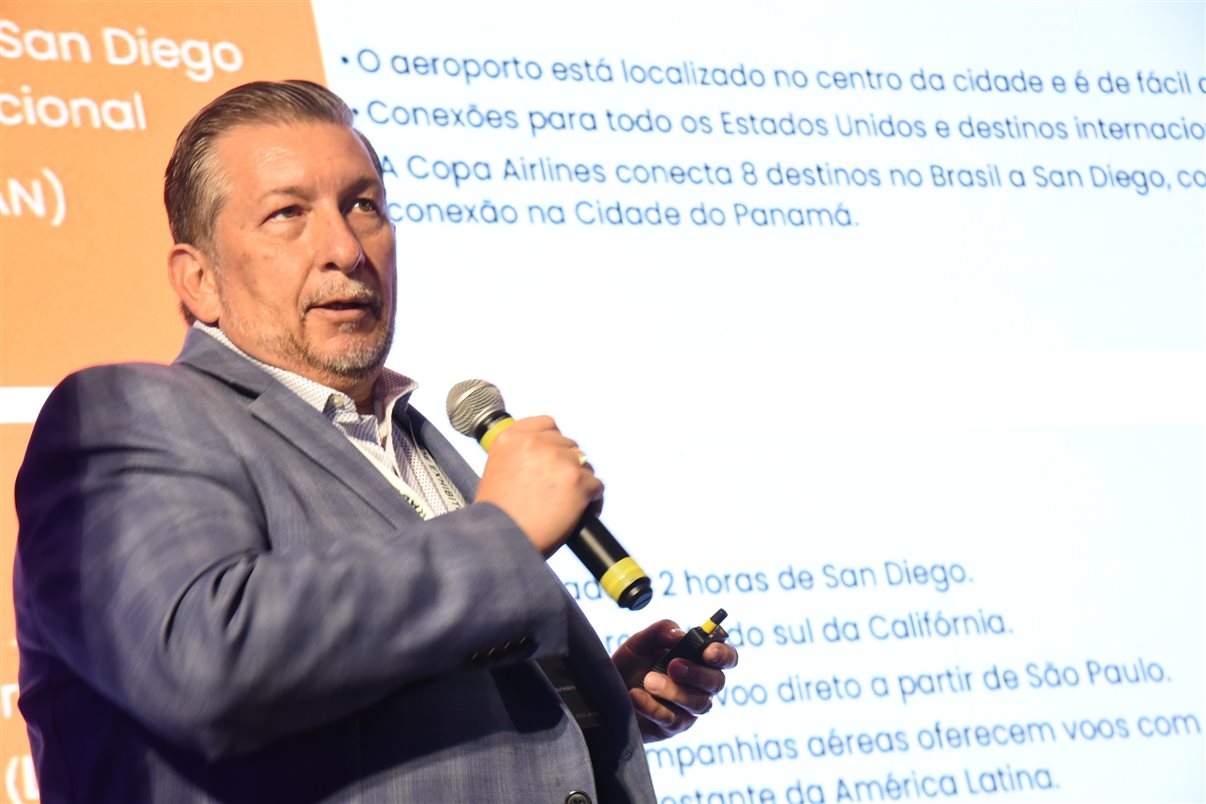 Ruben Labin, representante do San Diego Tourism Authorit