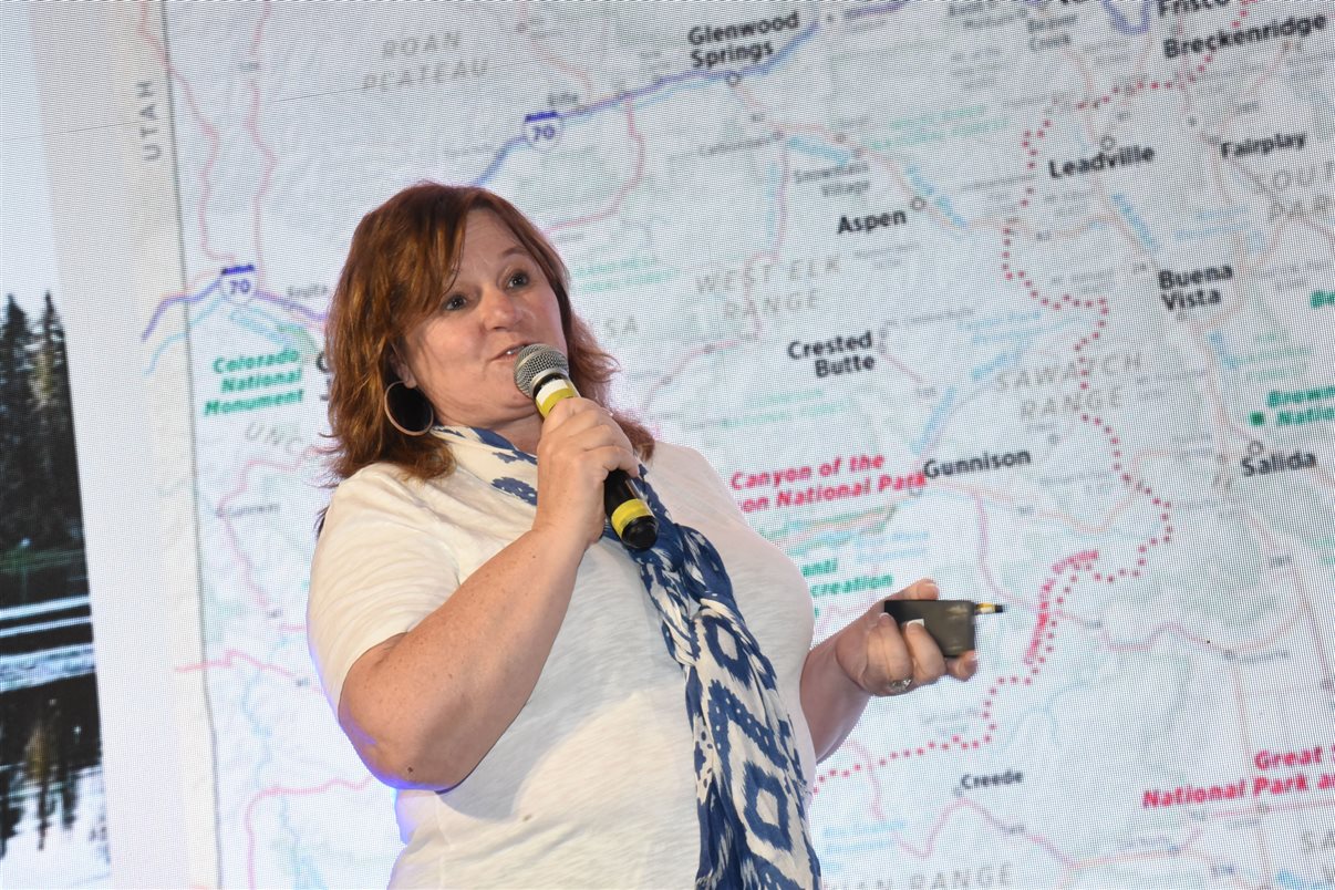 Liz Birdsall, representante do Colorado Tourism Office