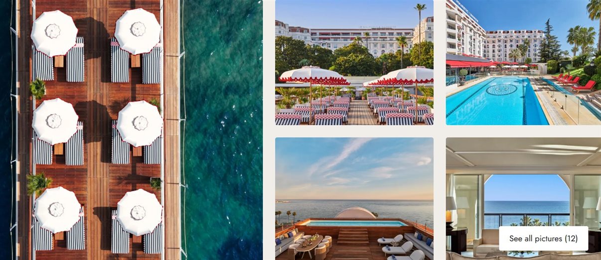 Le Majestic Barriere, em Cannes, é um dos hotéis mais conhecidos da rede pelo trade de luxo brasileiro devido à realização da ILTM 