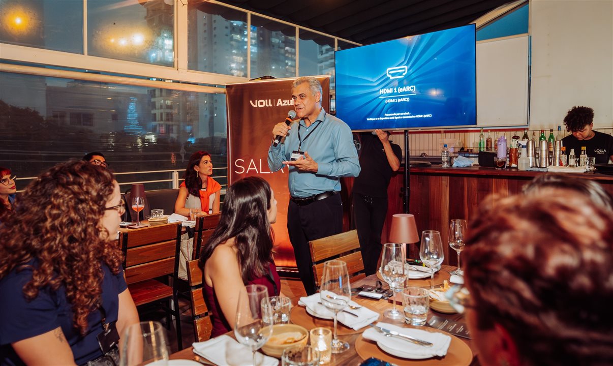 Joaquim Domingos Oliveira, da Azul, participou do evento e confirmou a parceria da aérea com a VOLL em eventos ao longo do ano