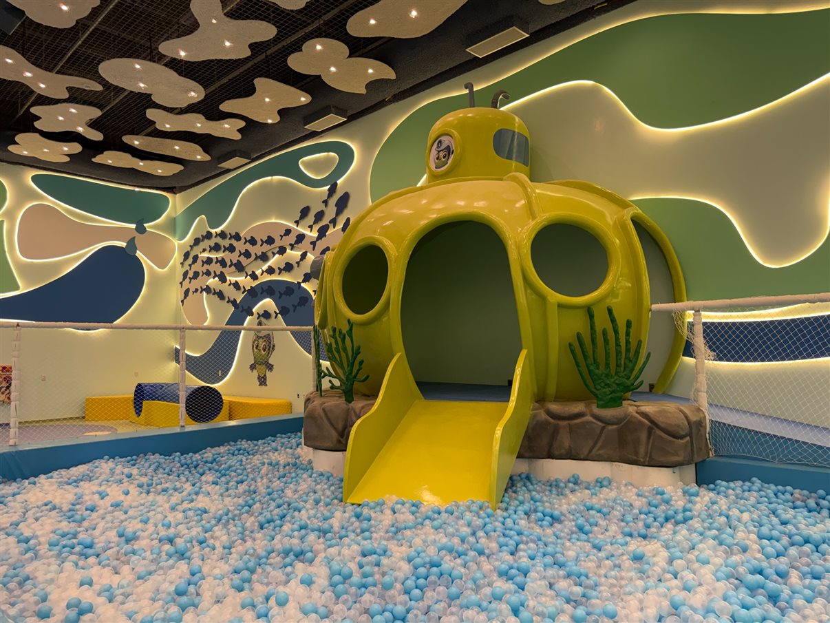 Área infantil é um dos destaques do resort