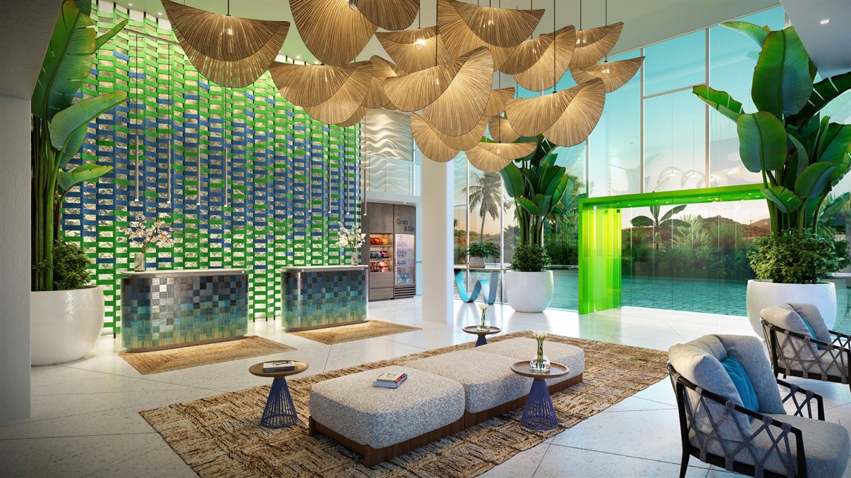 Projeção do Lobby do City Express Natal